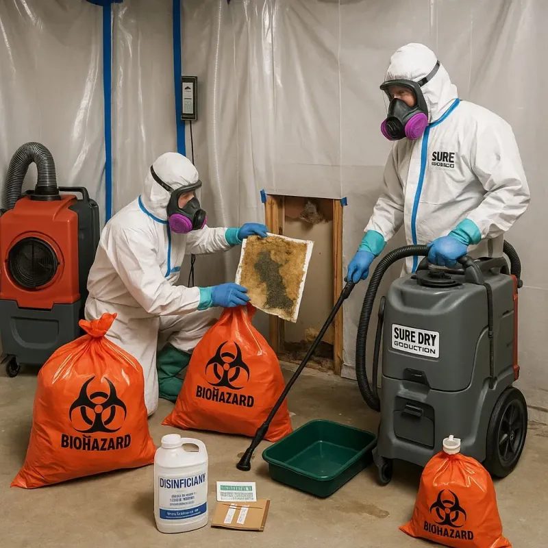 Contaminated Water Handling Protocols process in Ellsworth County, KS